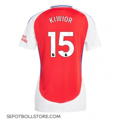 Arsenal Jakub Kiwior #15 Replika Hemmatröja Dam 2024-25 Kortärmad Arsenal Jakub Kiwior #15 Replika Hemmatröja Dam 2024-25 Kortärmad
